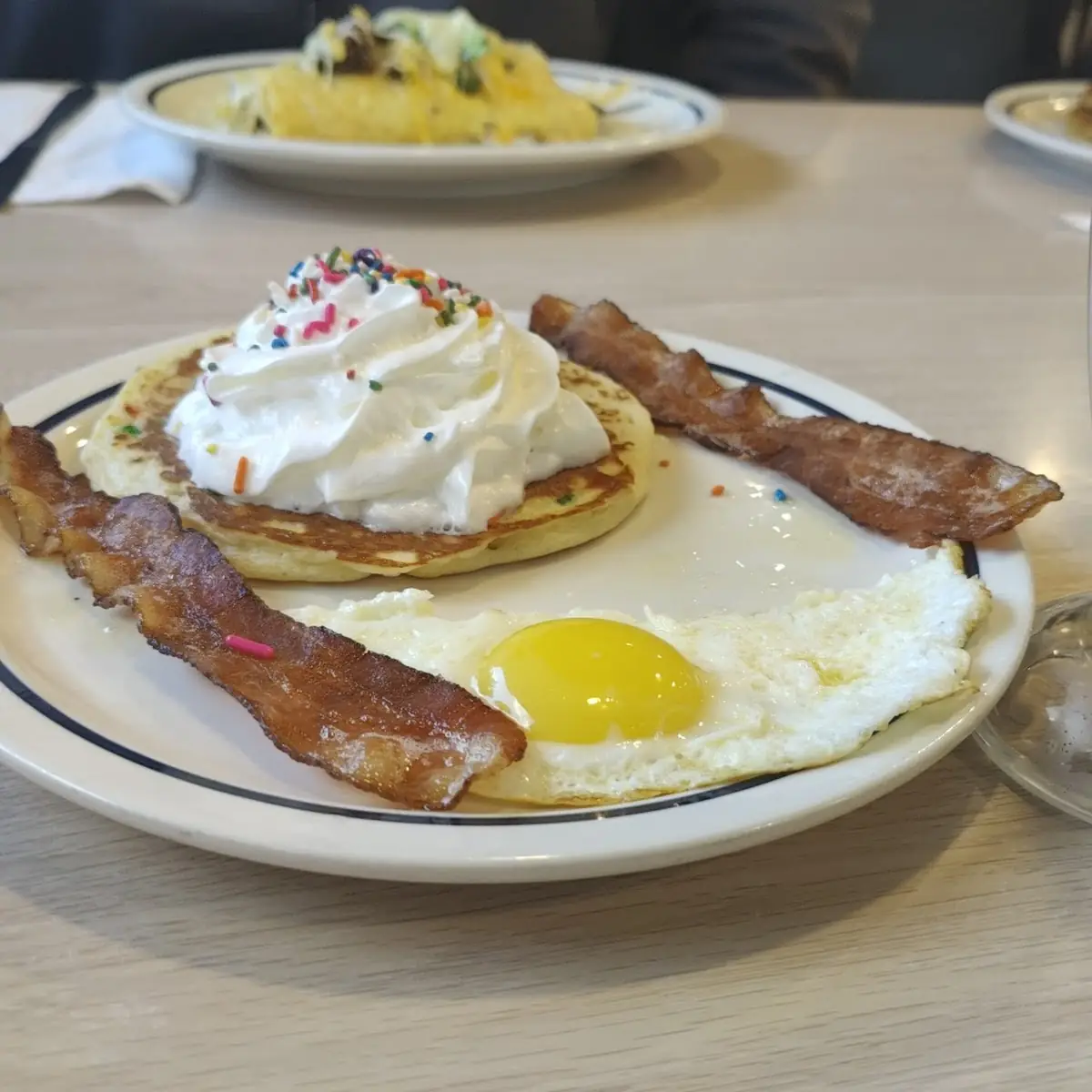 Jr Cupcake Pancake Combo