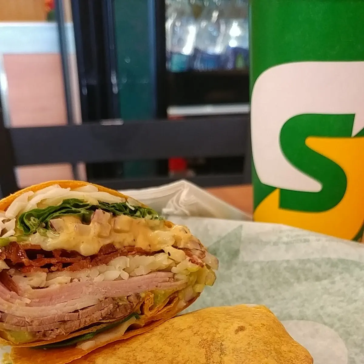 Subway Club Wrap Add Bacon