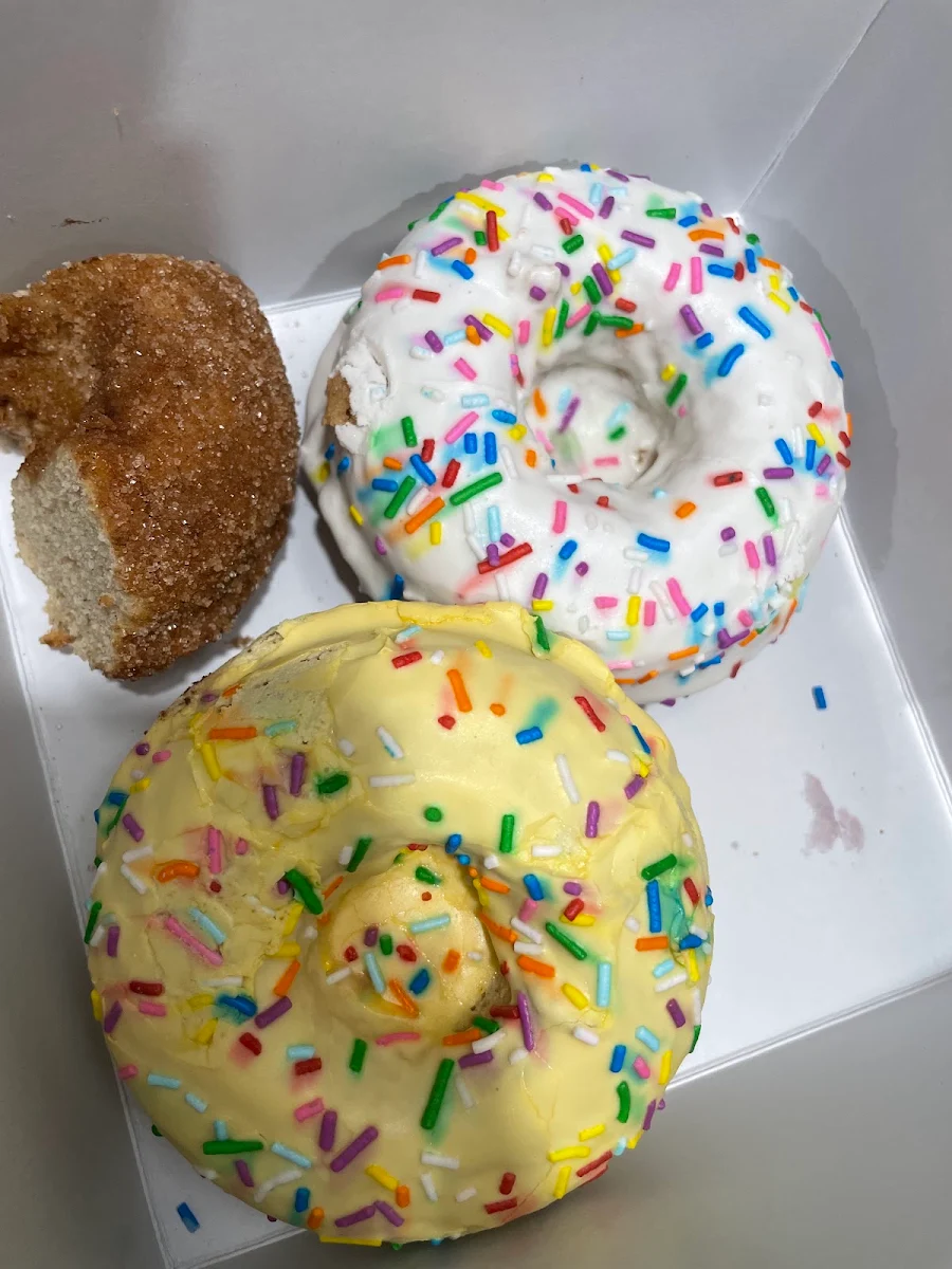 Vanilla Sprinkle Donut
