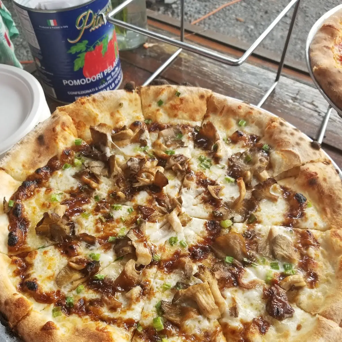 Oyster Mushroom Pizza