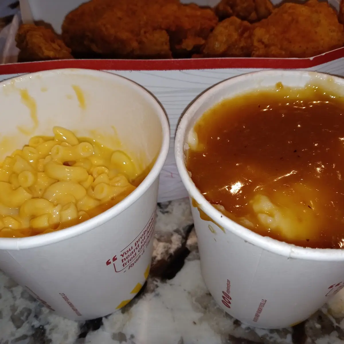 Mashed Potatoes Macaroni and Cheese