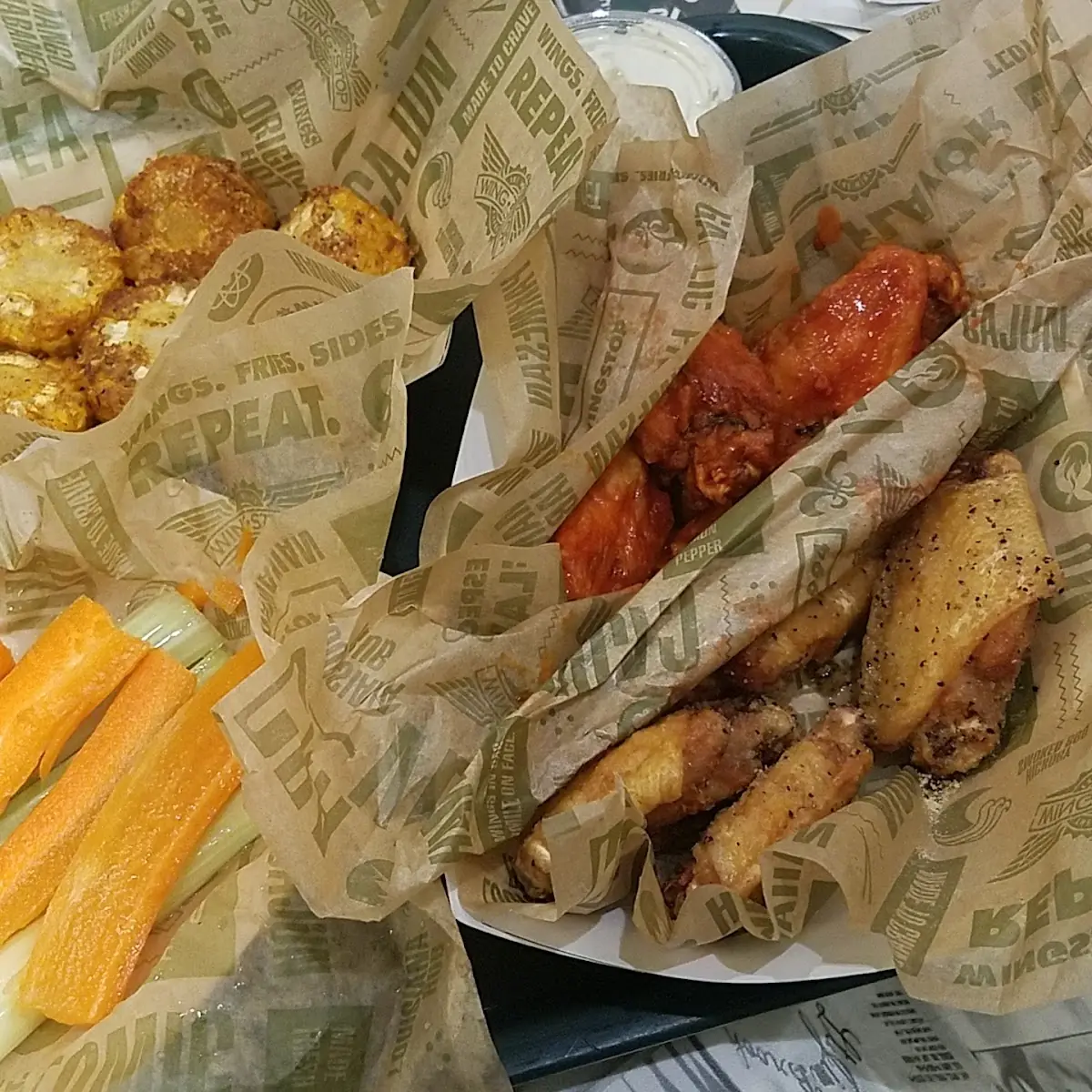 Lemom Pepper Chicken and Korean Chicken Wings