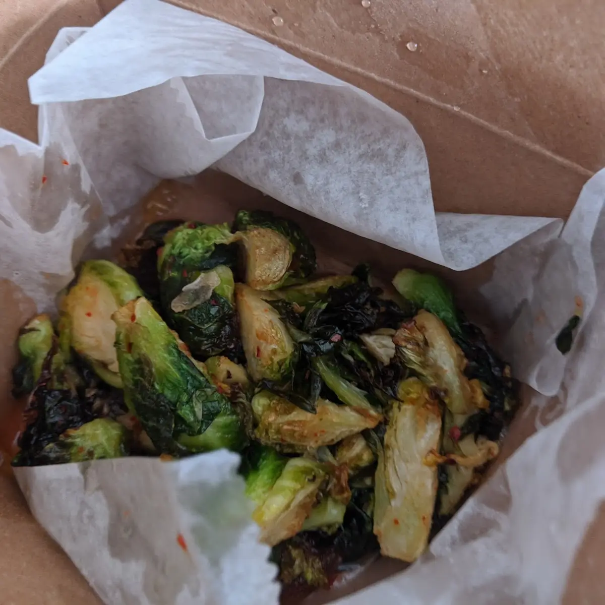 Caramelized Brussels Sprout
