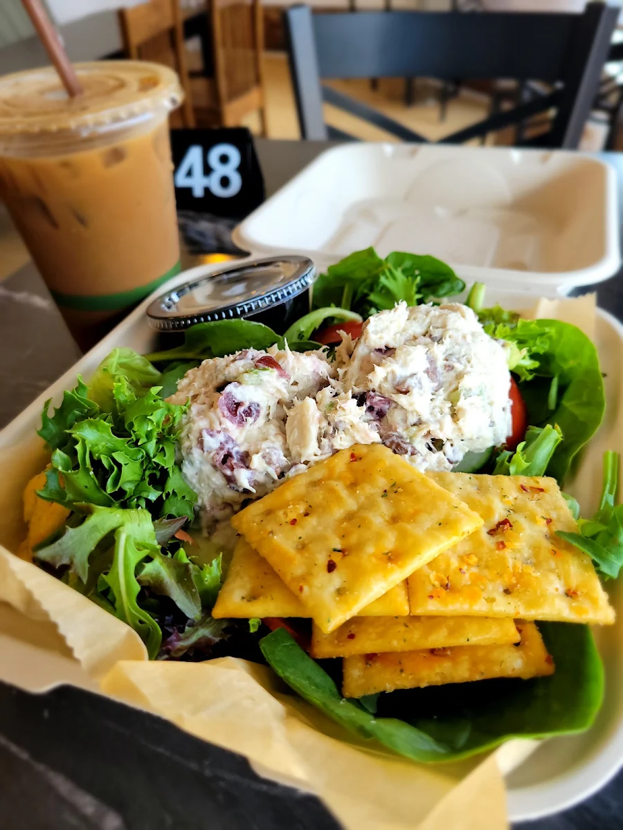 Chicken Salad on a Salad