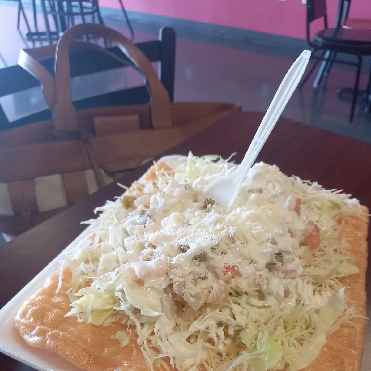 Crag Salad on Porkrind