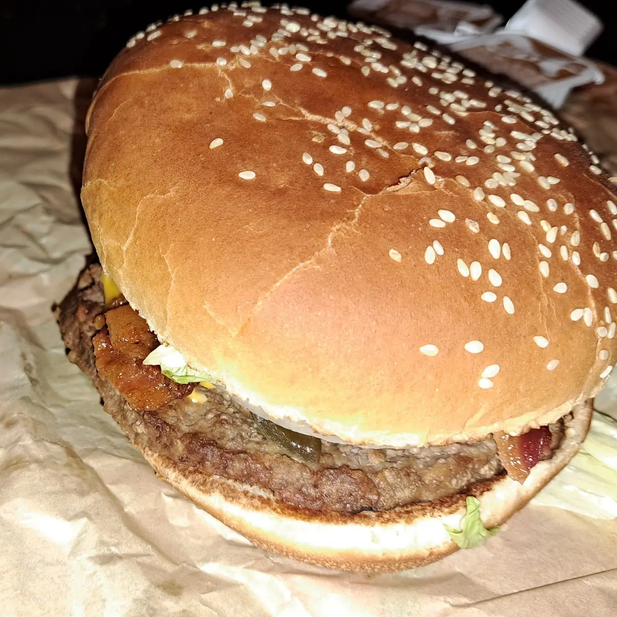 Sonic Double Cheeseburger and Onion Rings