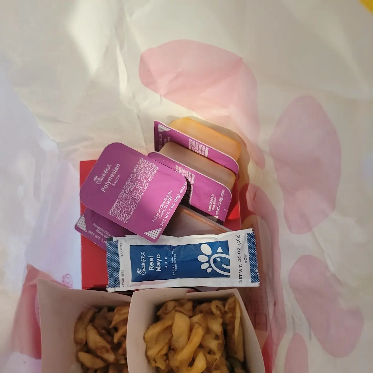 Nuggets and Waffle Fries