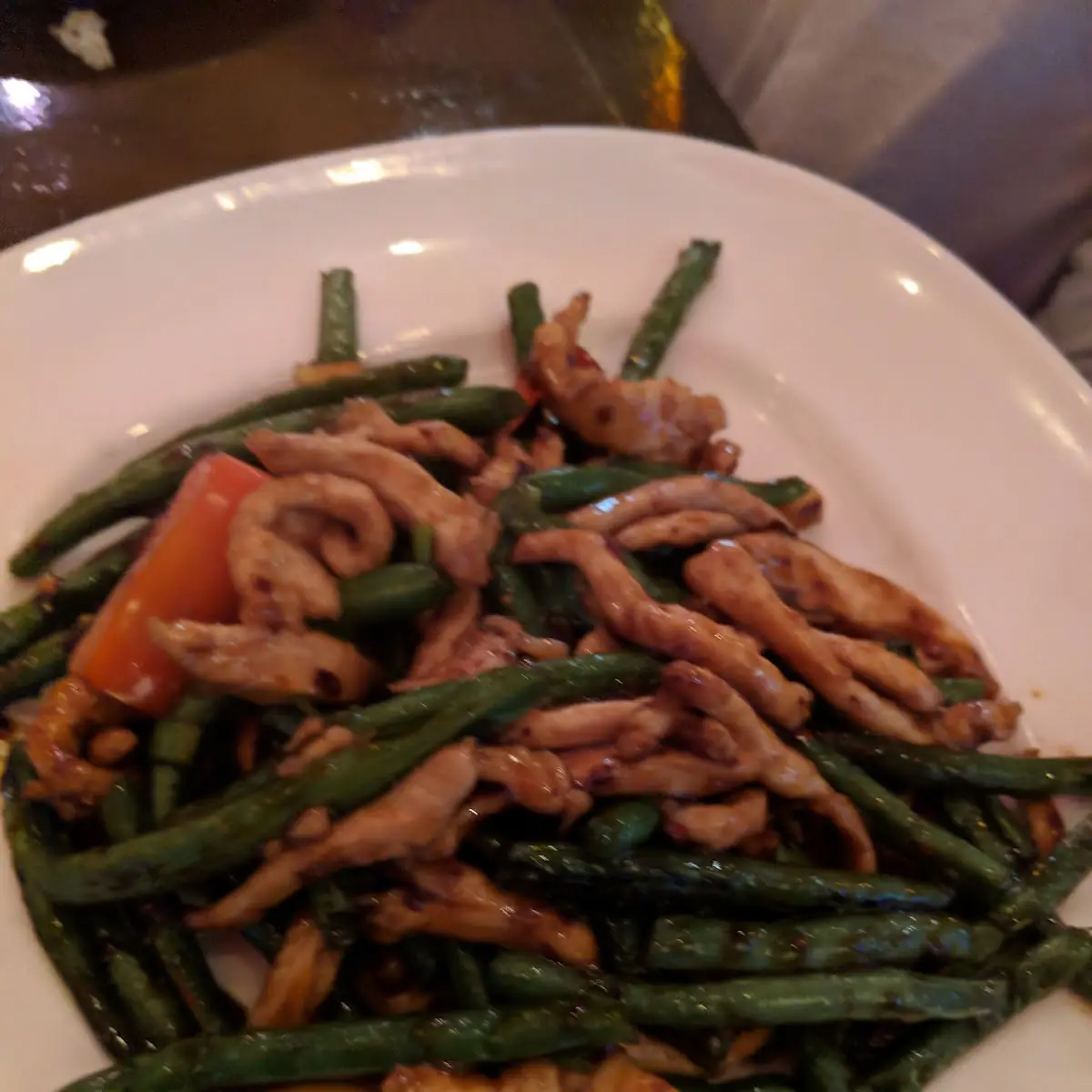 String Bean Garlic Sauce
