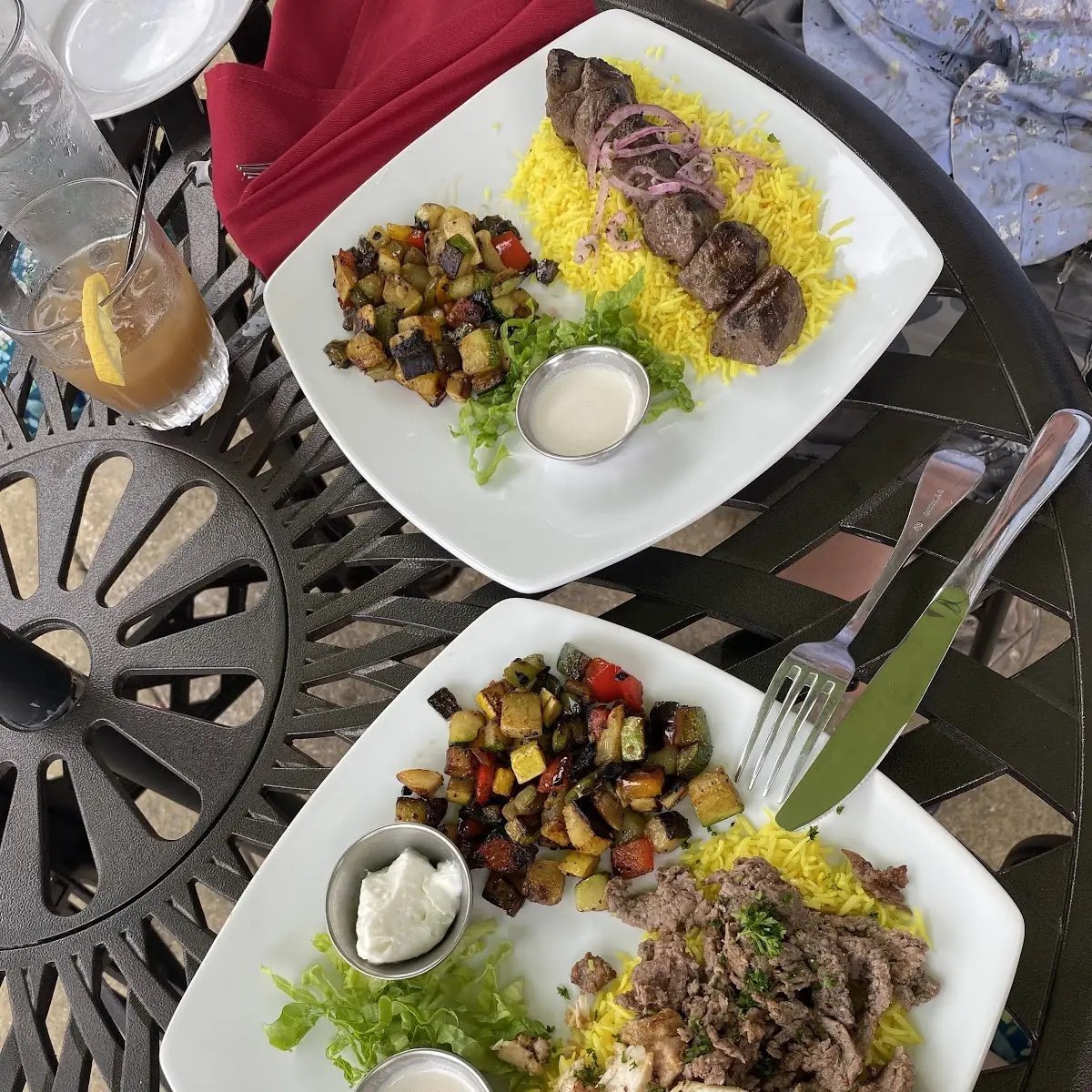 Chicken and Beef Shawarma Platter
