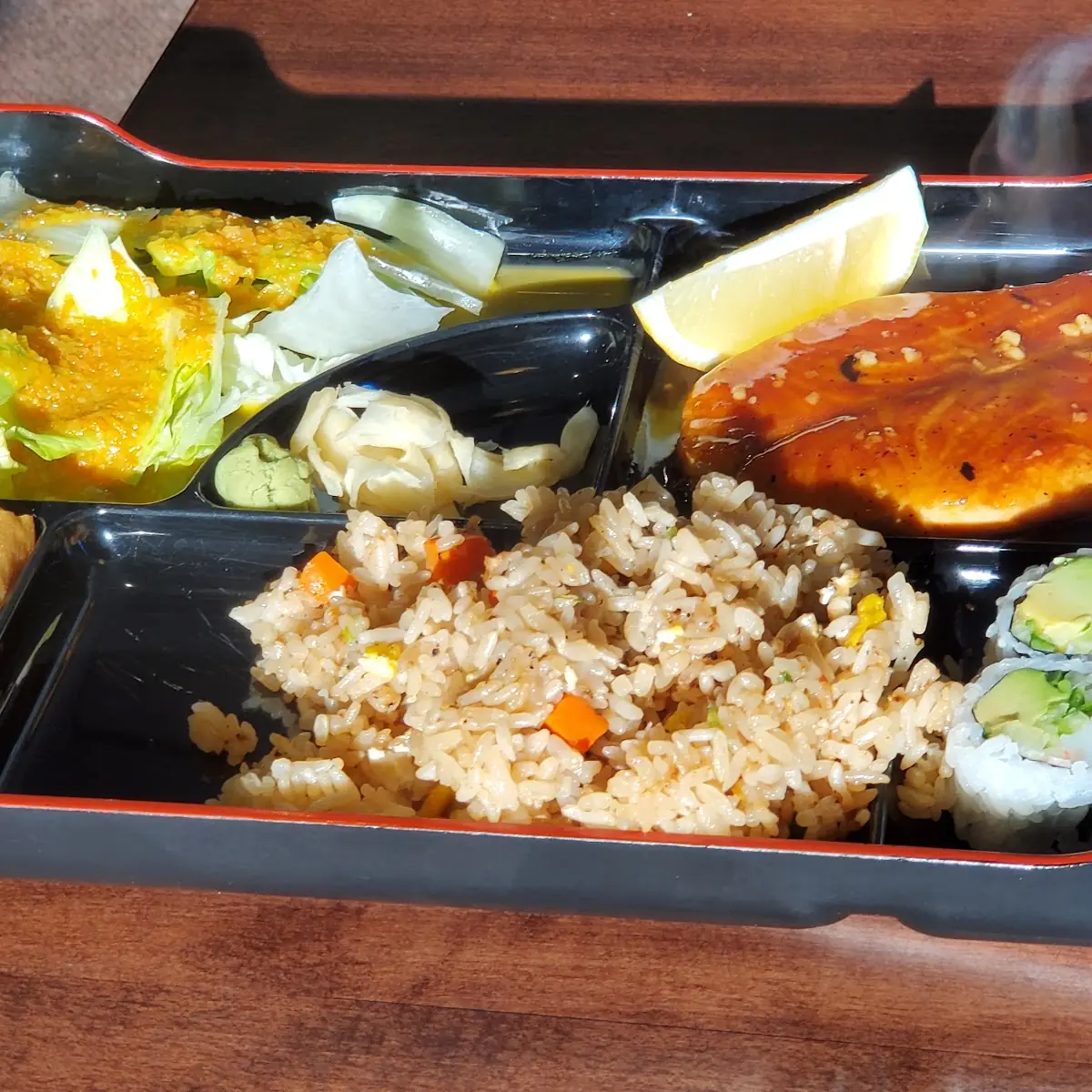 Salmon Teriyaki Bento
