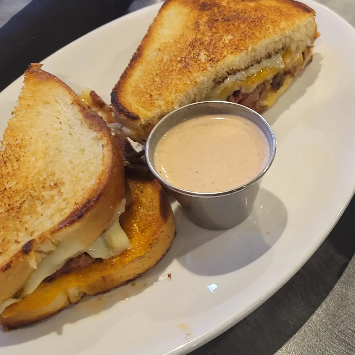 Brisket Grilled Cheese Sandwich