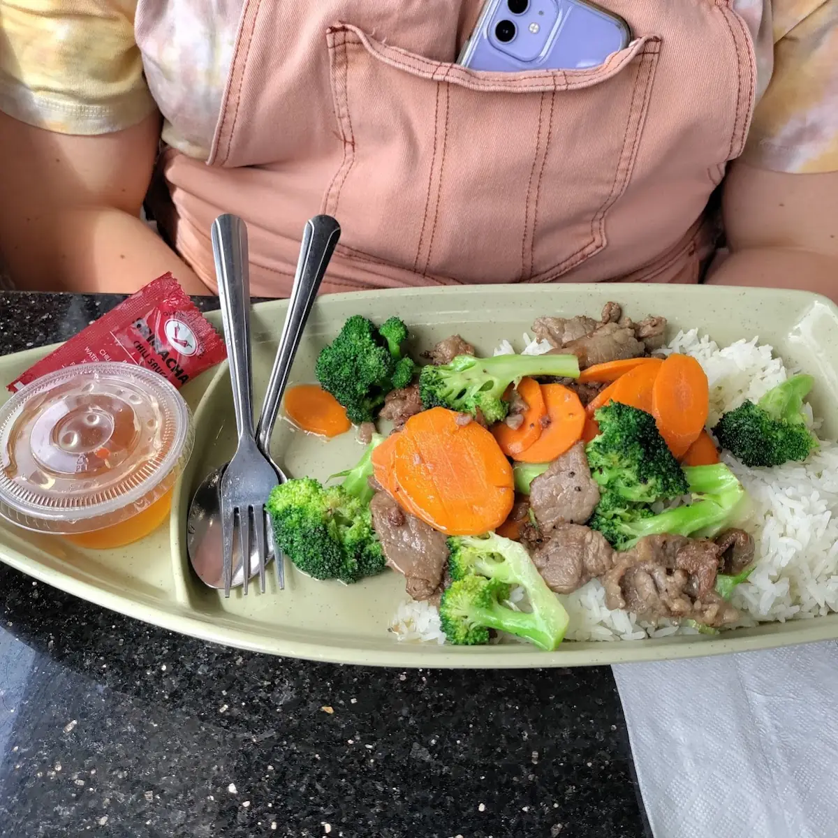 M20 Broccoli Beef with Rice