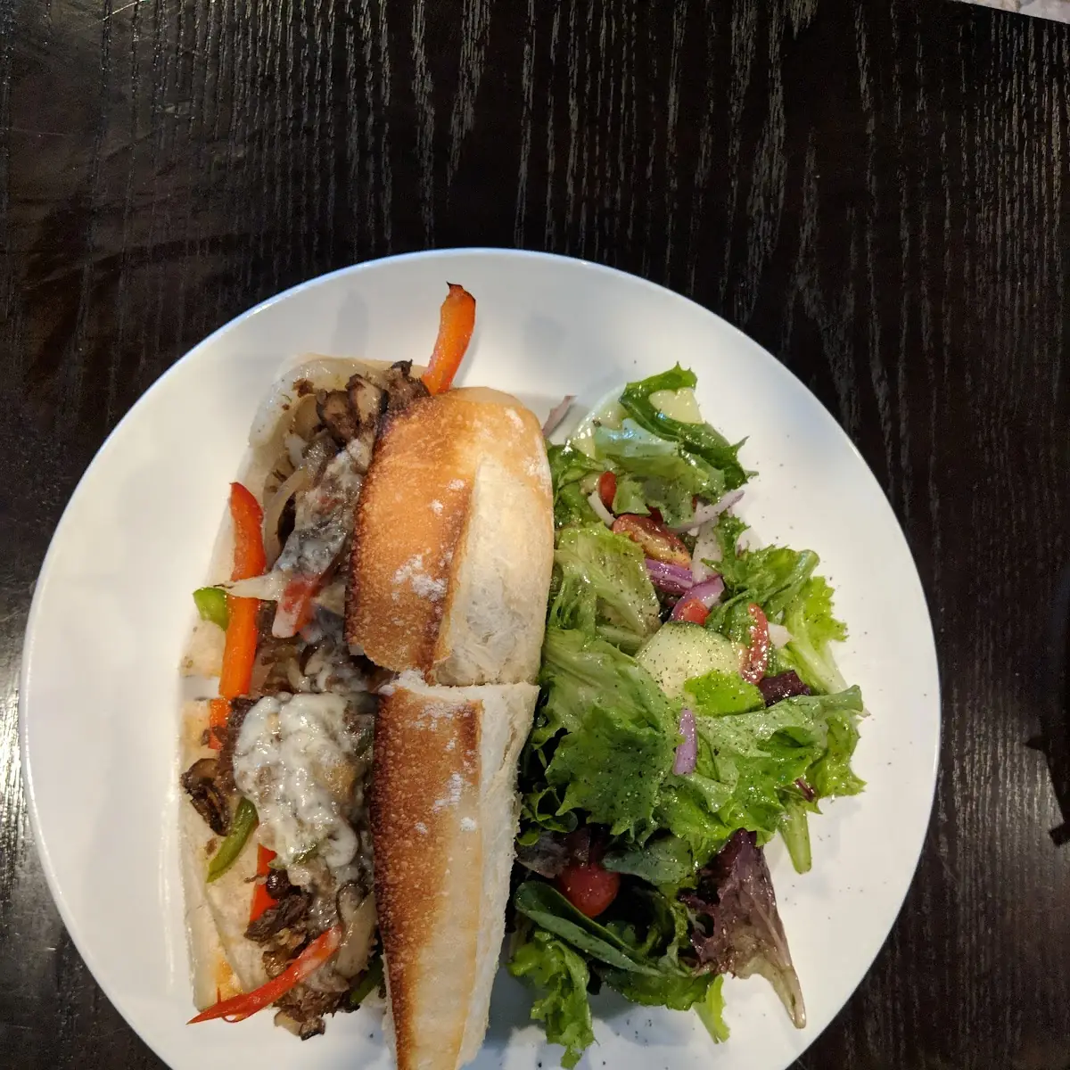 Steak Sandwich with Greens