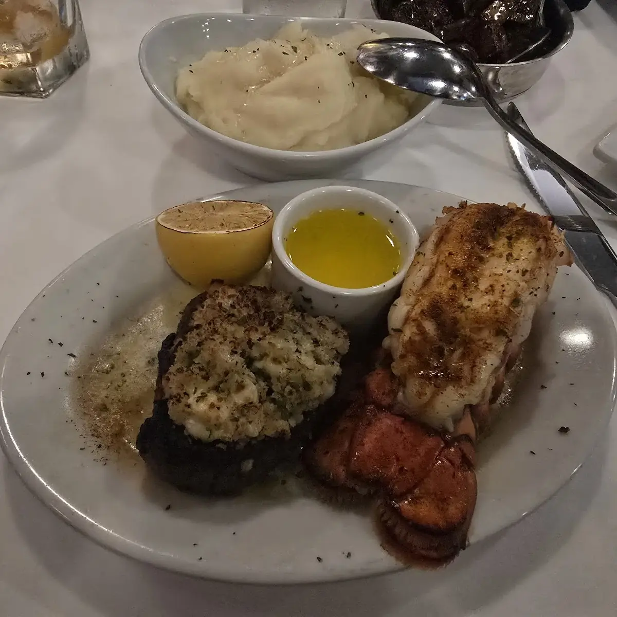 Ruths Classic Steak and Lobster Roll