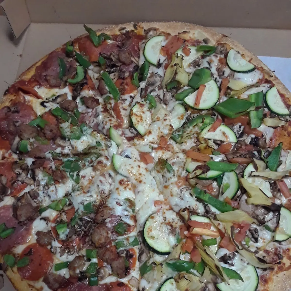 Half N Half Build Your Own Pizza
