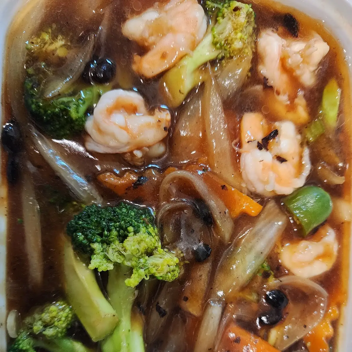 Shrimp in Black Bean Sauce