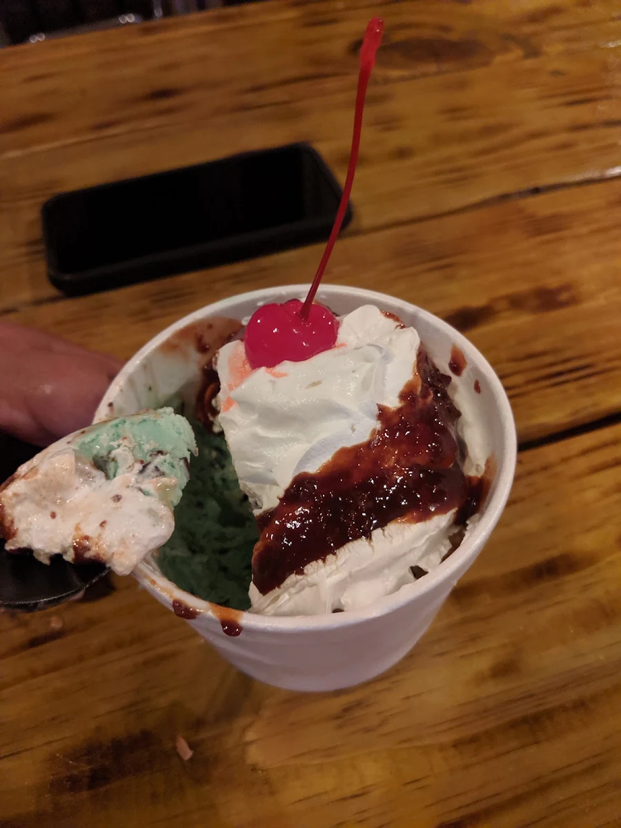 Mint Chocolate Chip Sundae