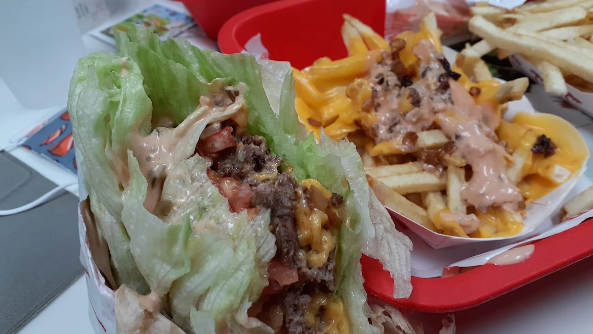 Double Double Cheeseburger Protein Style with Extra Lettuce Wrap