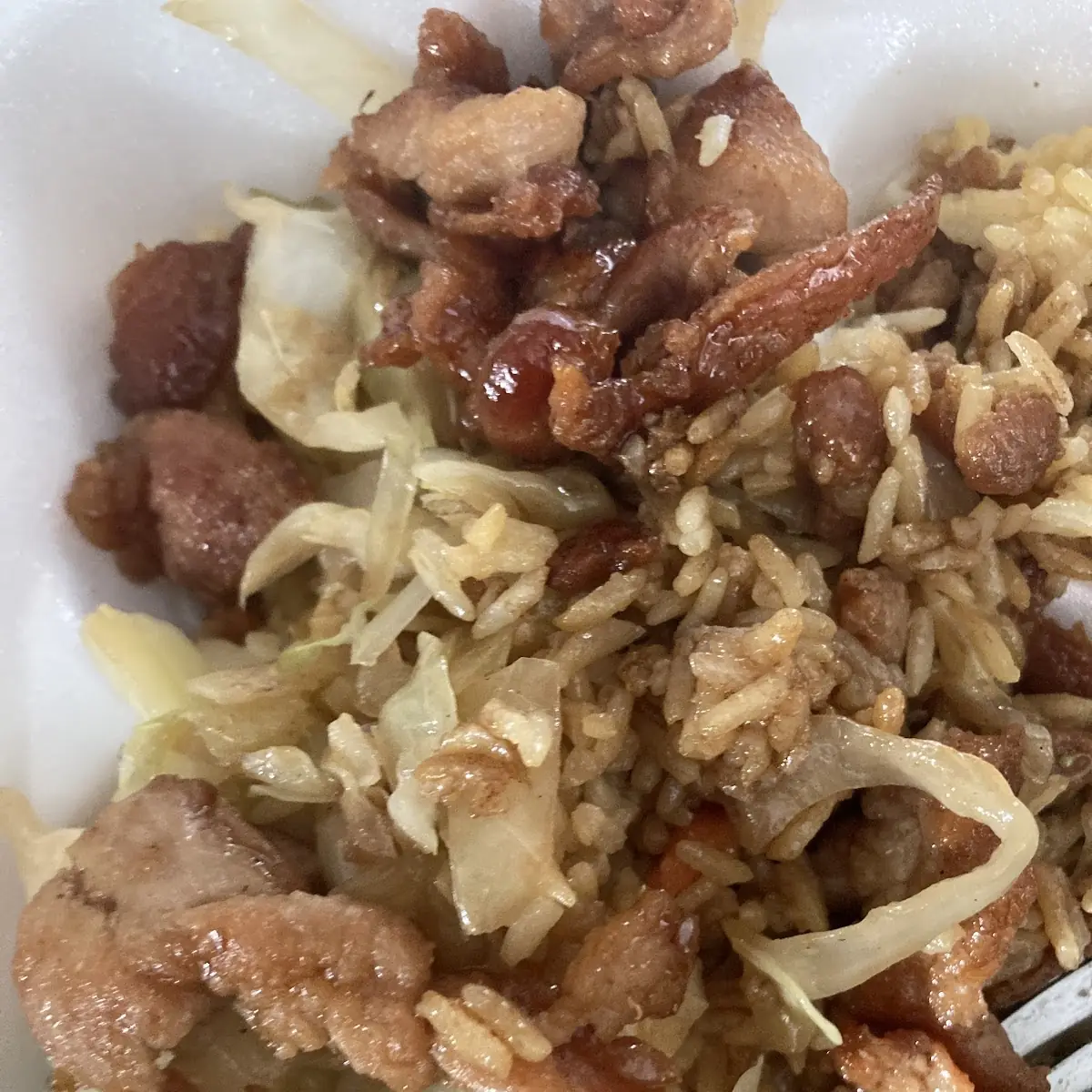 Pork Fried Rice Whit Teriyaki Chicken