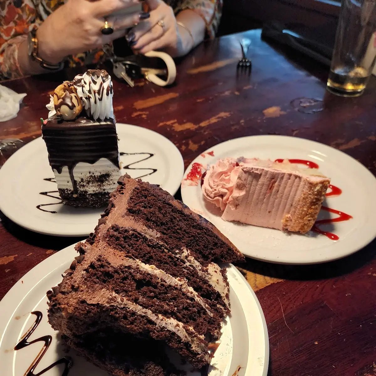 Fudge Brownie Cheesecake Cake