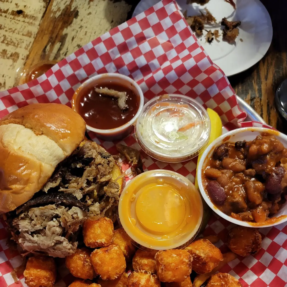 Apple Hickory Smoked Pulled Pork Sandwich