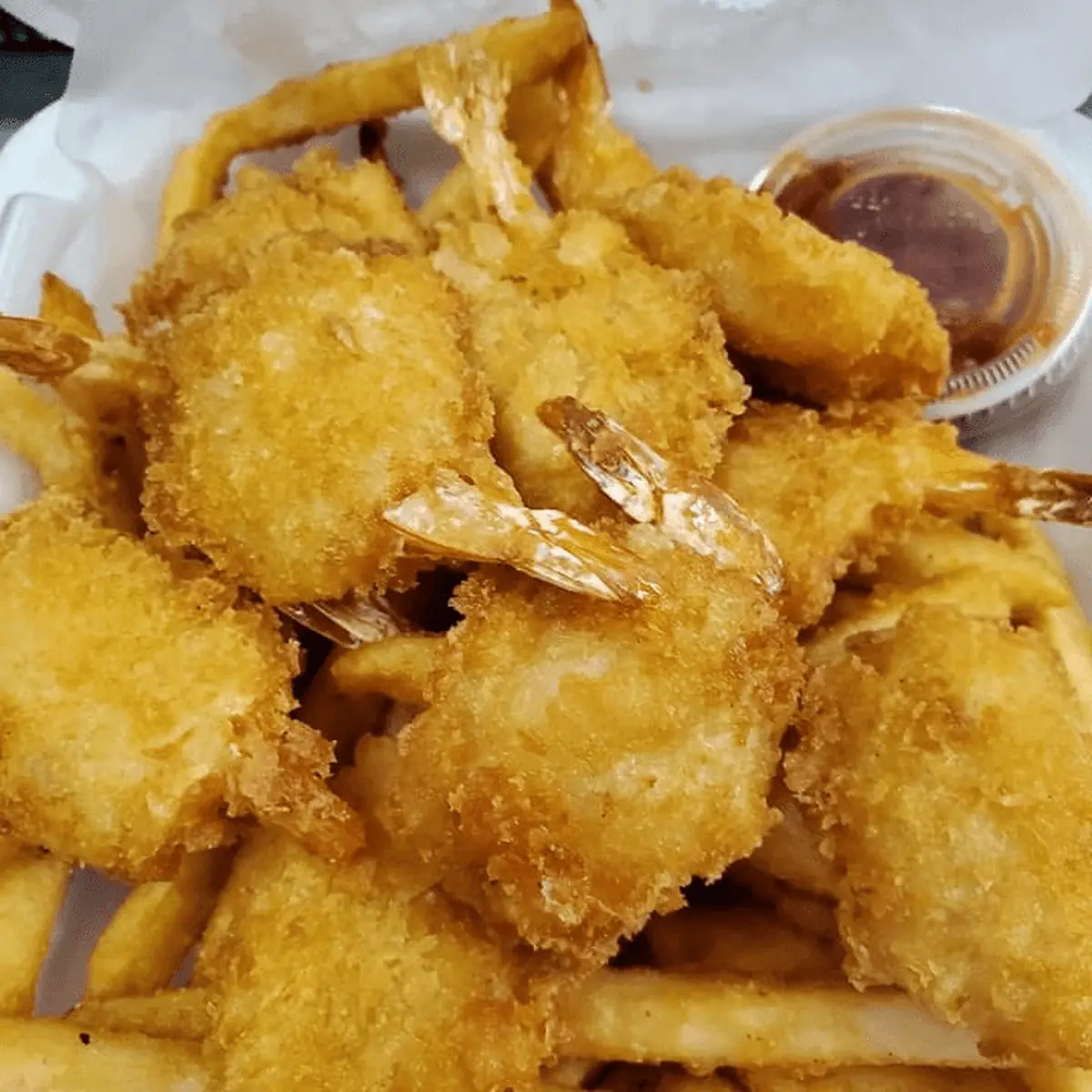 Fried Jumbo Butterfly Shrimp