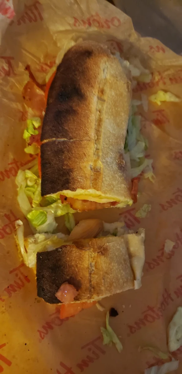 Turkey Bacon Club Burnt Pretty Sure Its not Even Suppose to Be Toasted