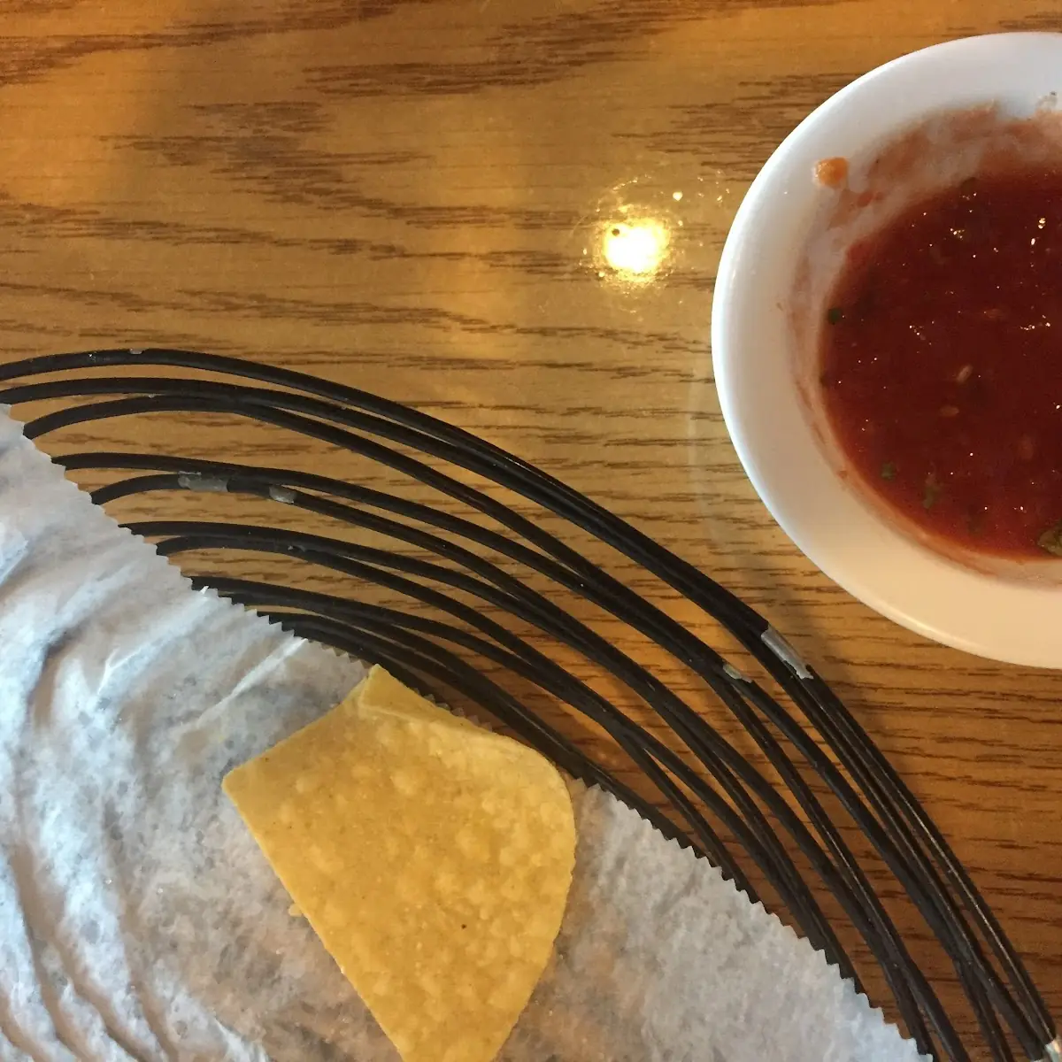 Chips Salsa and Cheese Dip
