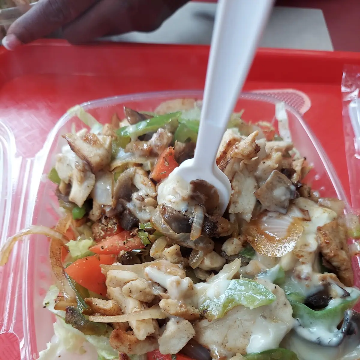 Chicken Strip Salad