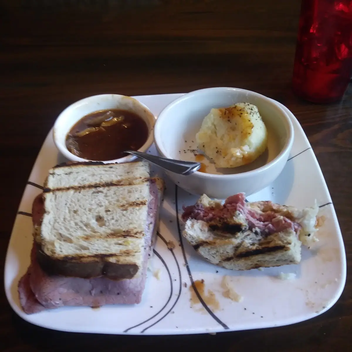 Soup and 1 2 Sandwich Combo