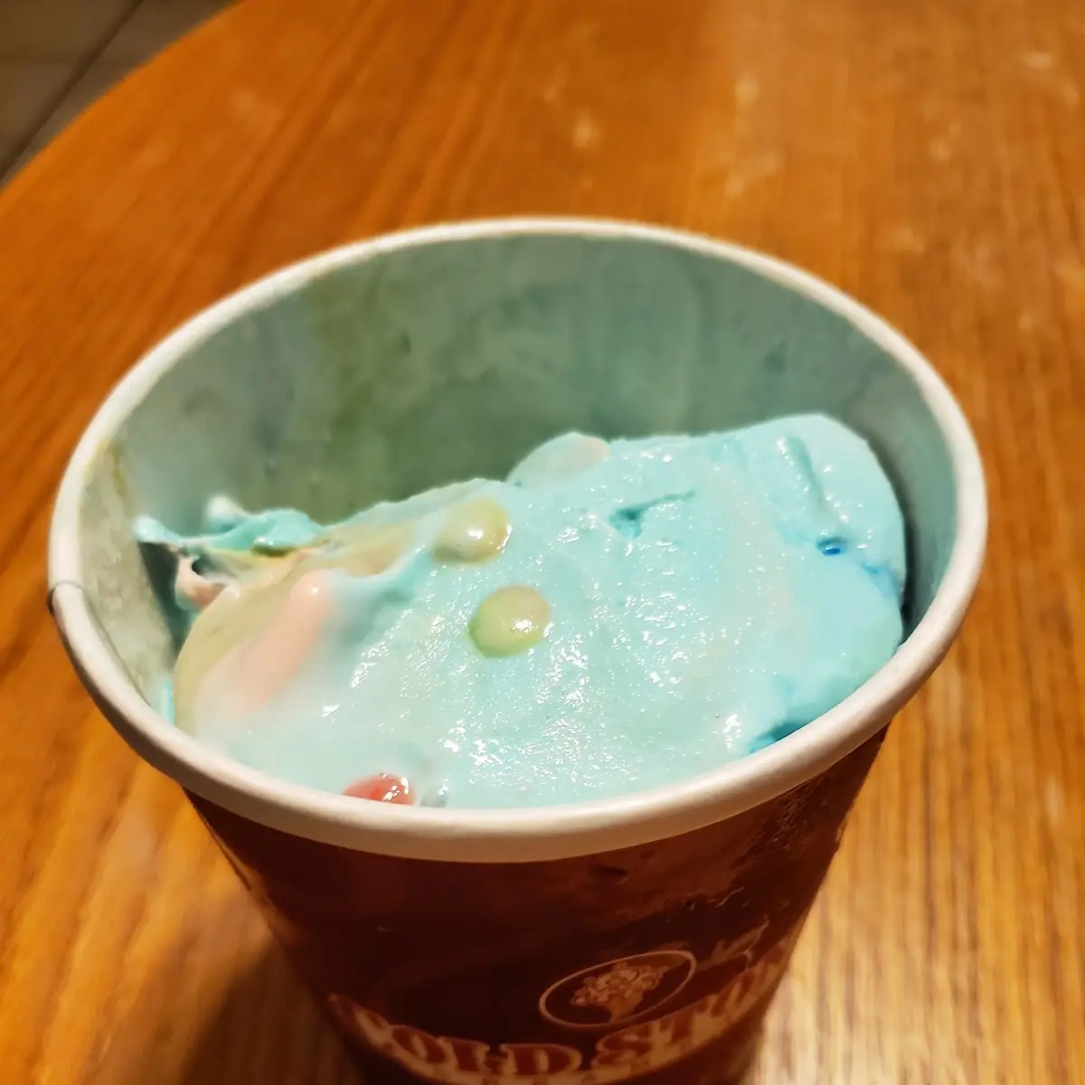 Cotton Candy and Mint Ice Cream