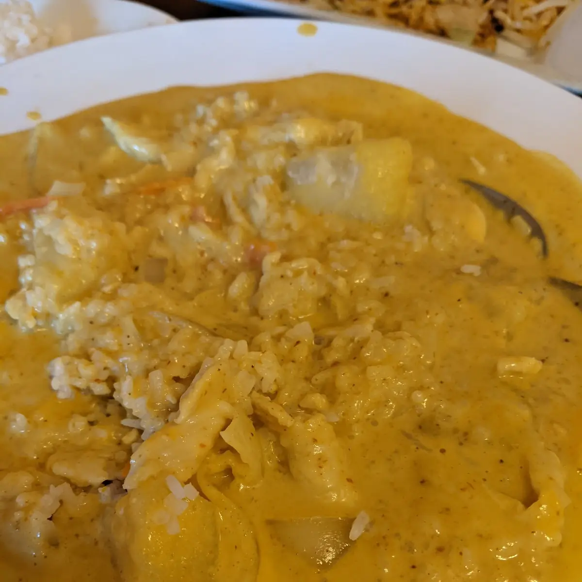 Yellow Curry with Rice