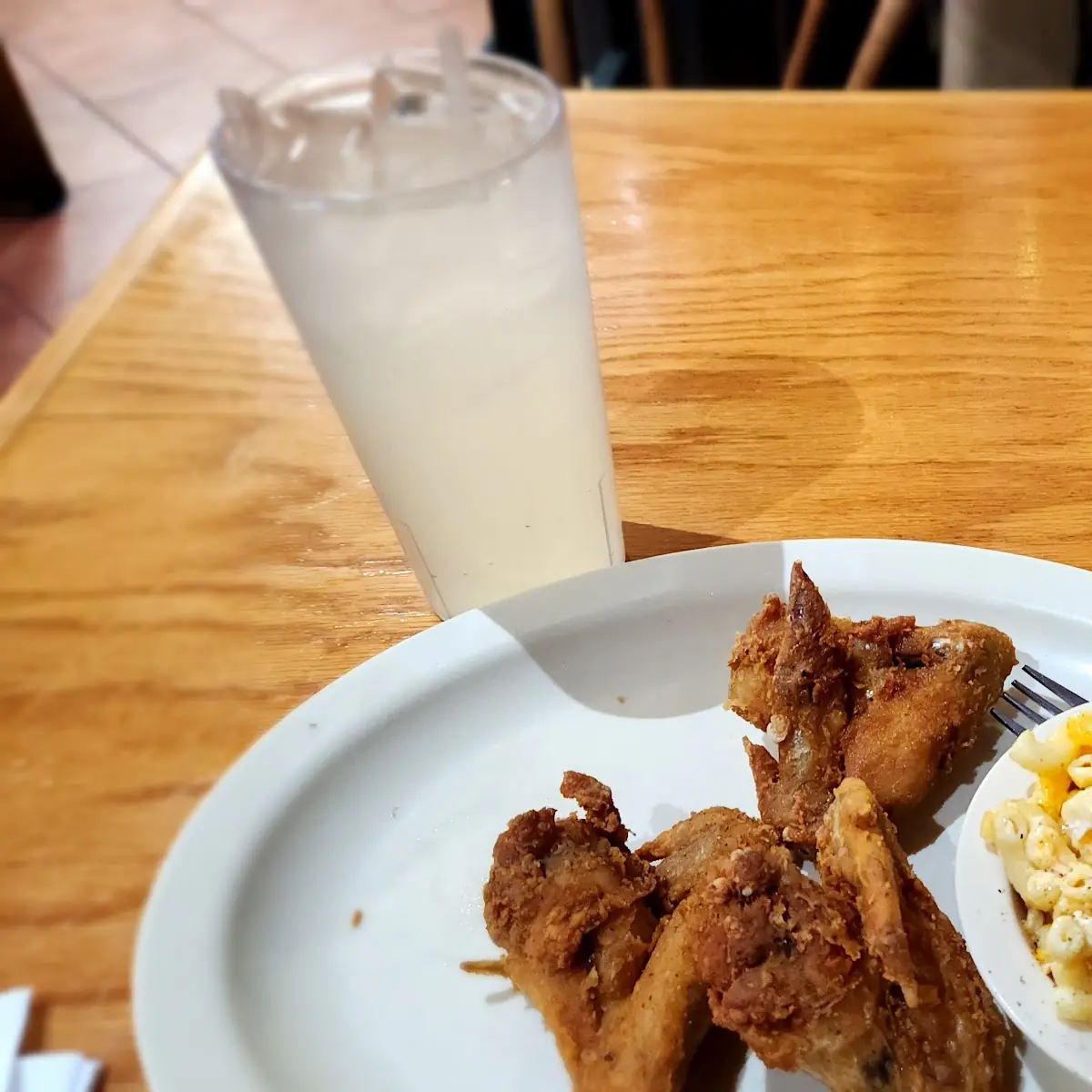 Wings and Mac and Cheese