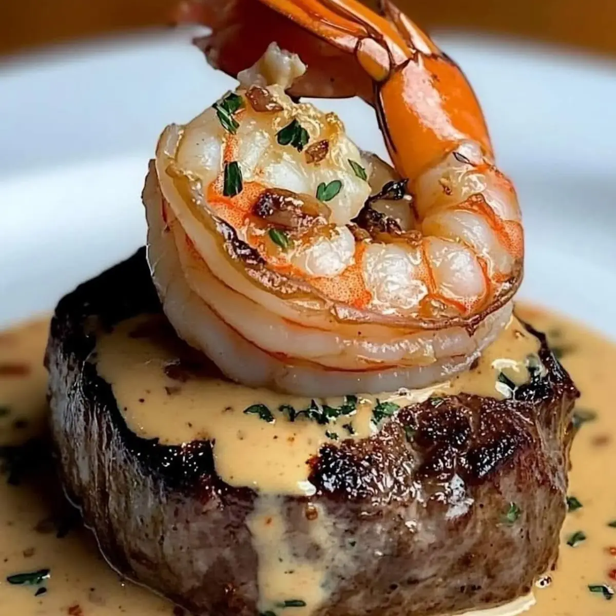 Filet Mignon and Shrimp