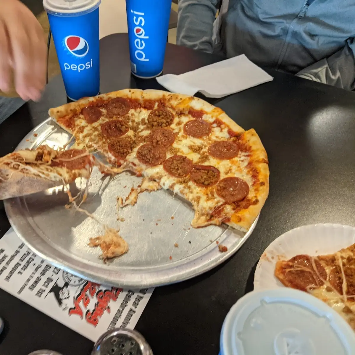 Pepperoni and Sausage Pizza