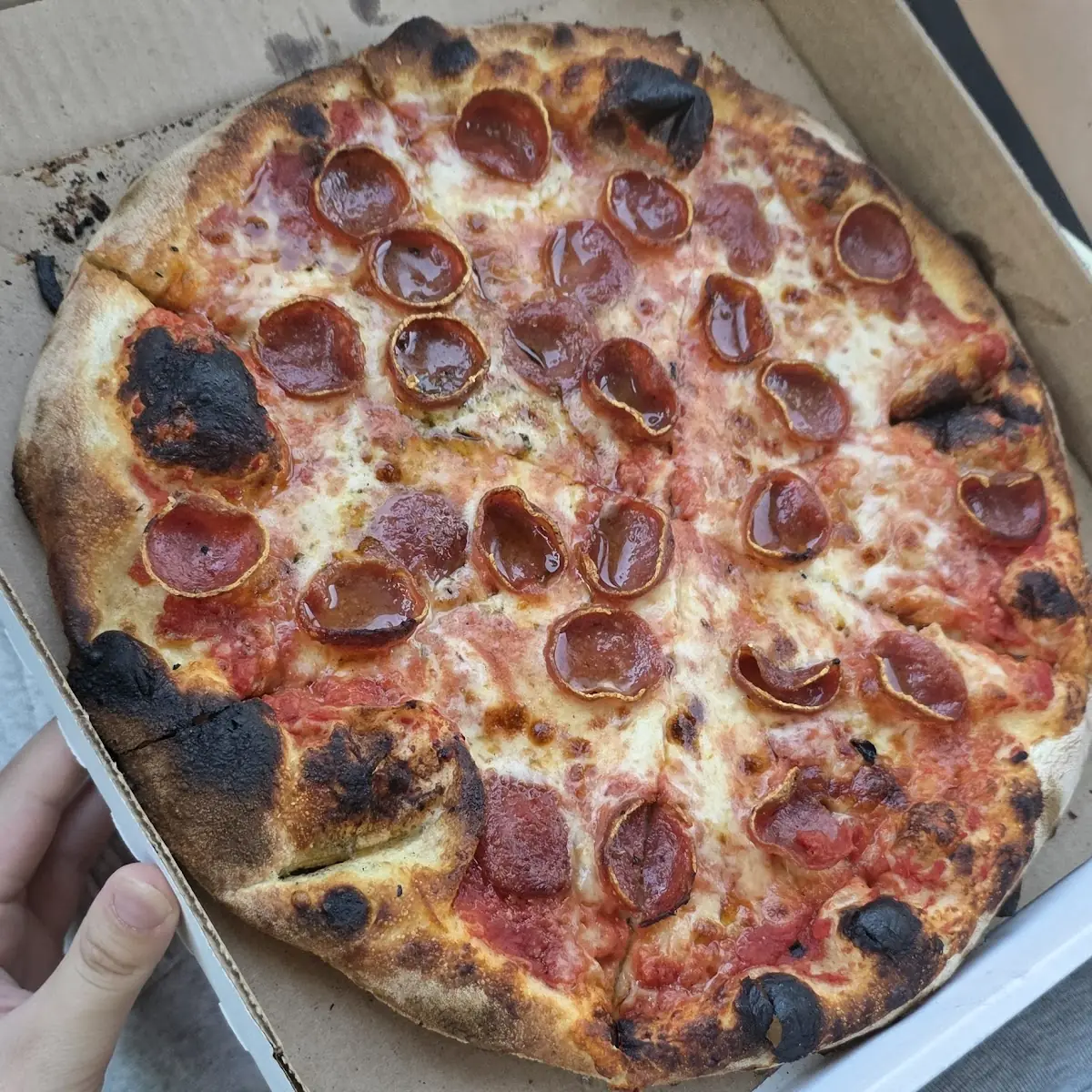 Wood Fire Pizza Pepperoni Pizza