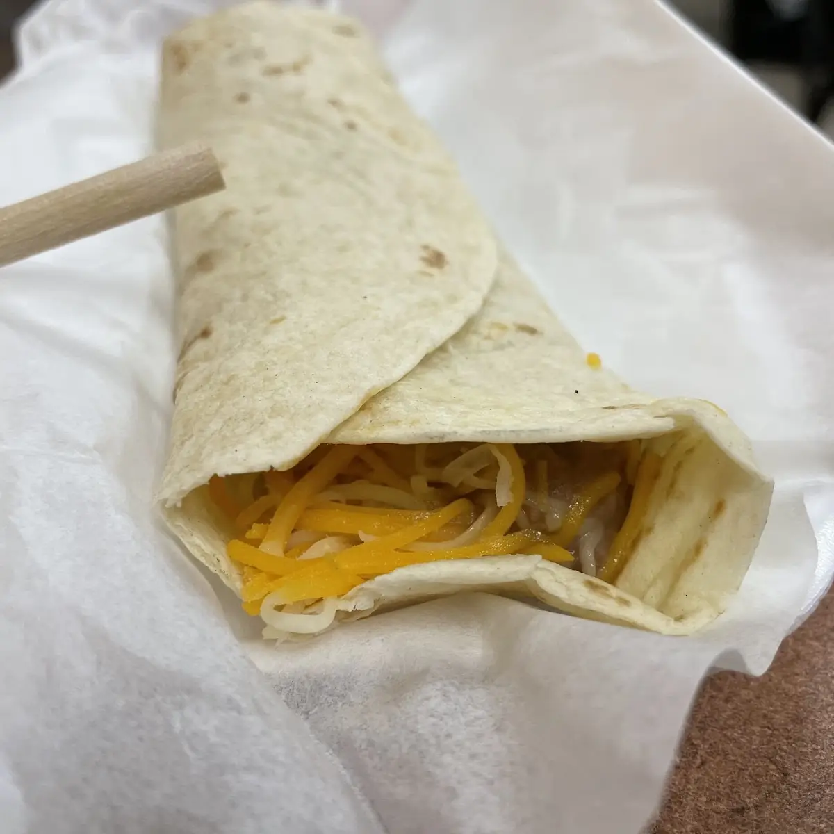 Bean and Cheese Burrito