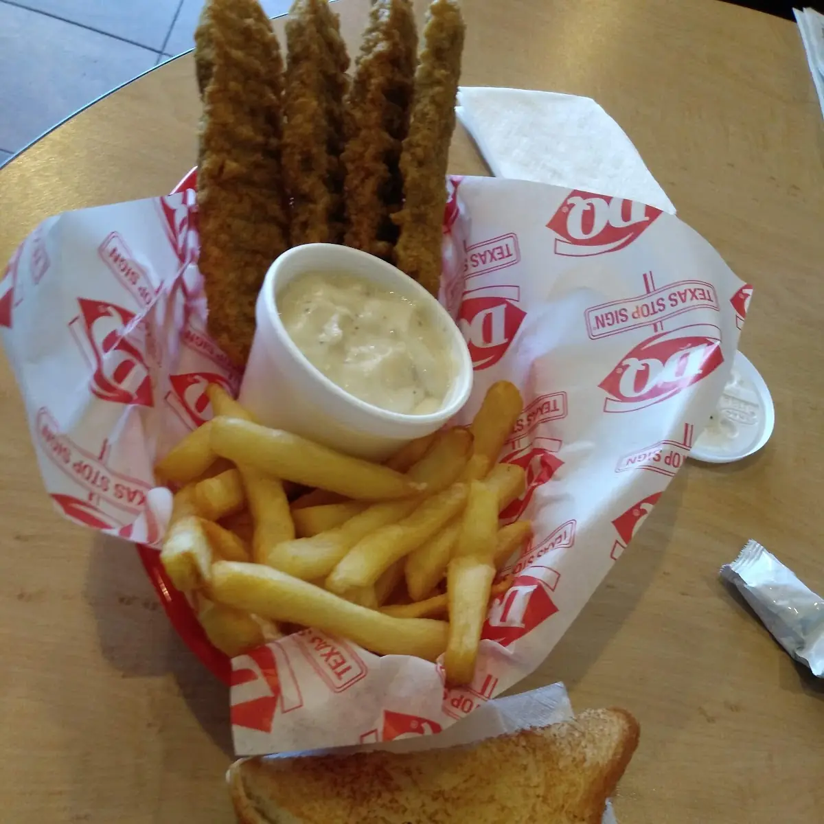 Cheeseburger Combo Basket and Steak Fingers