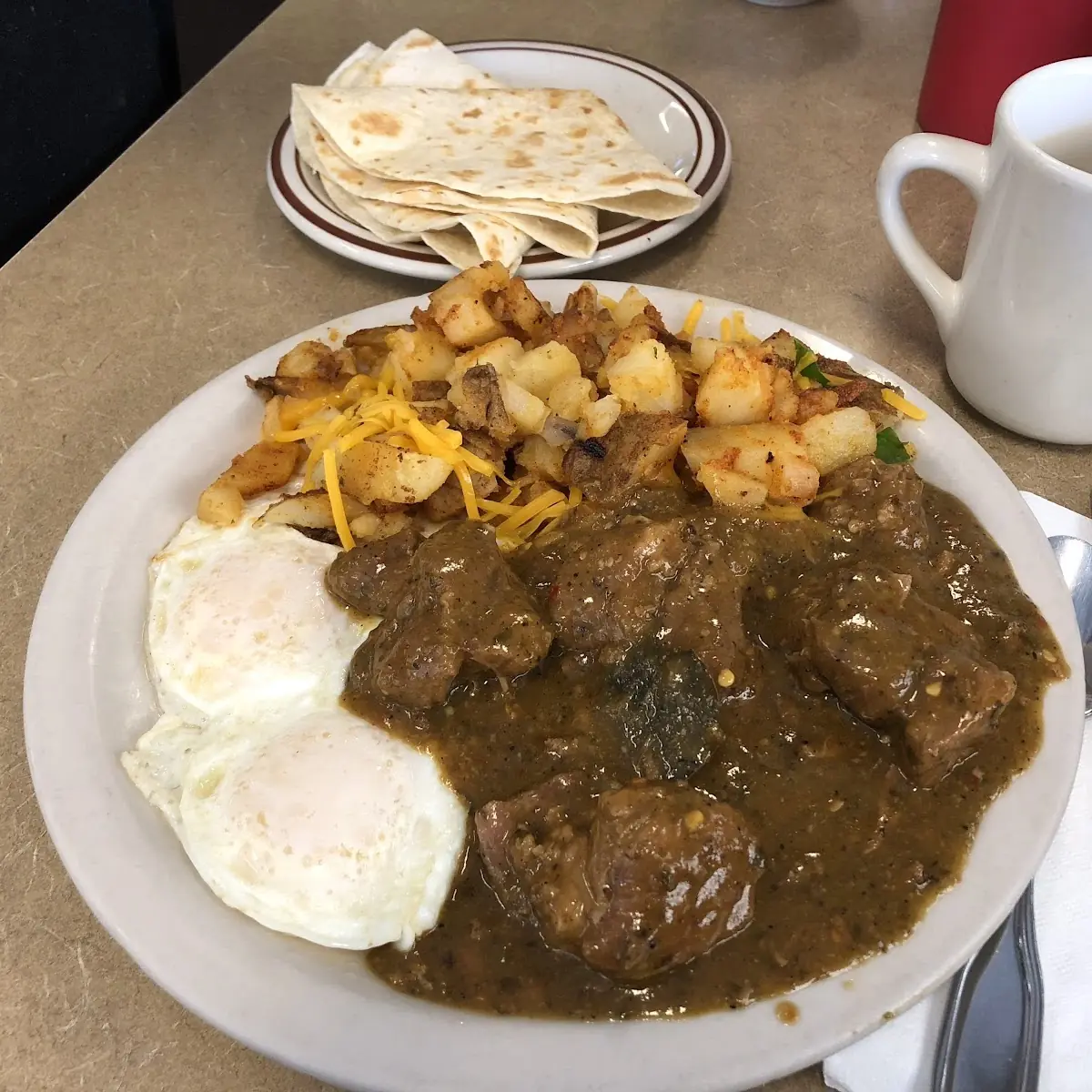 Chlokon Fried Steak and Eggs