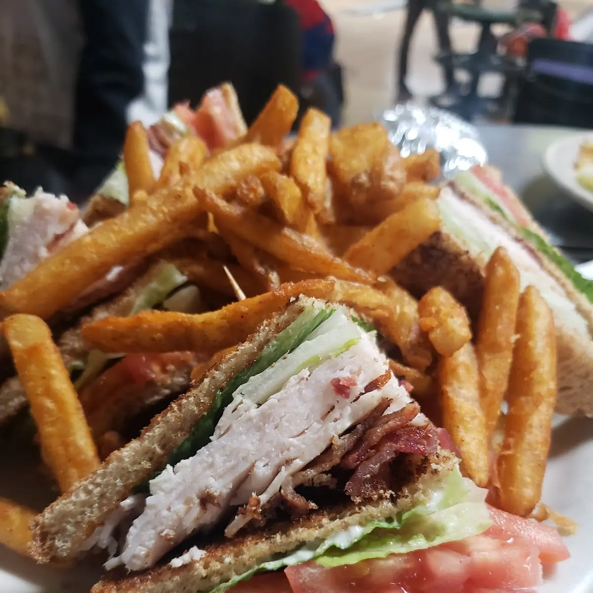 Turkey & Bacon Club Sandwich