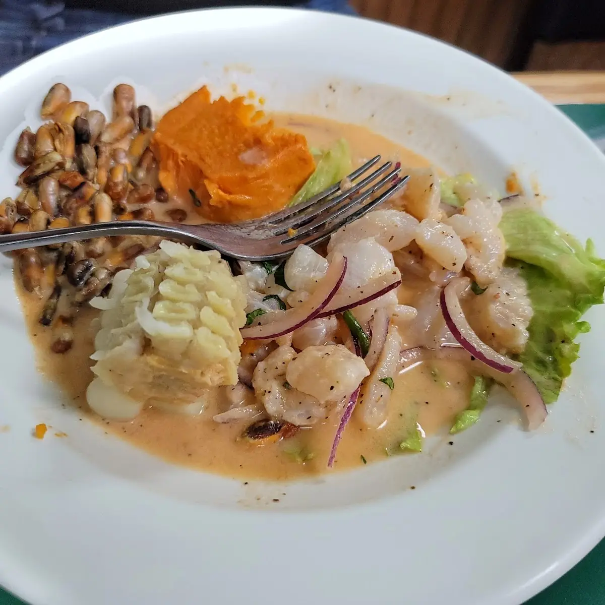 * Ceviche Mixto