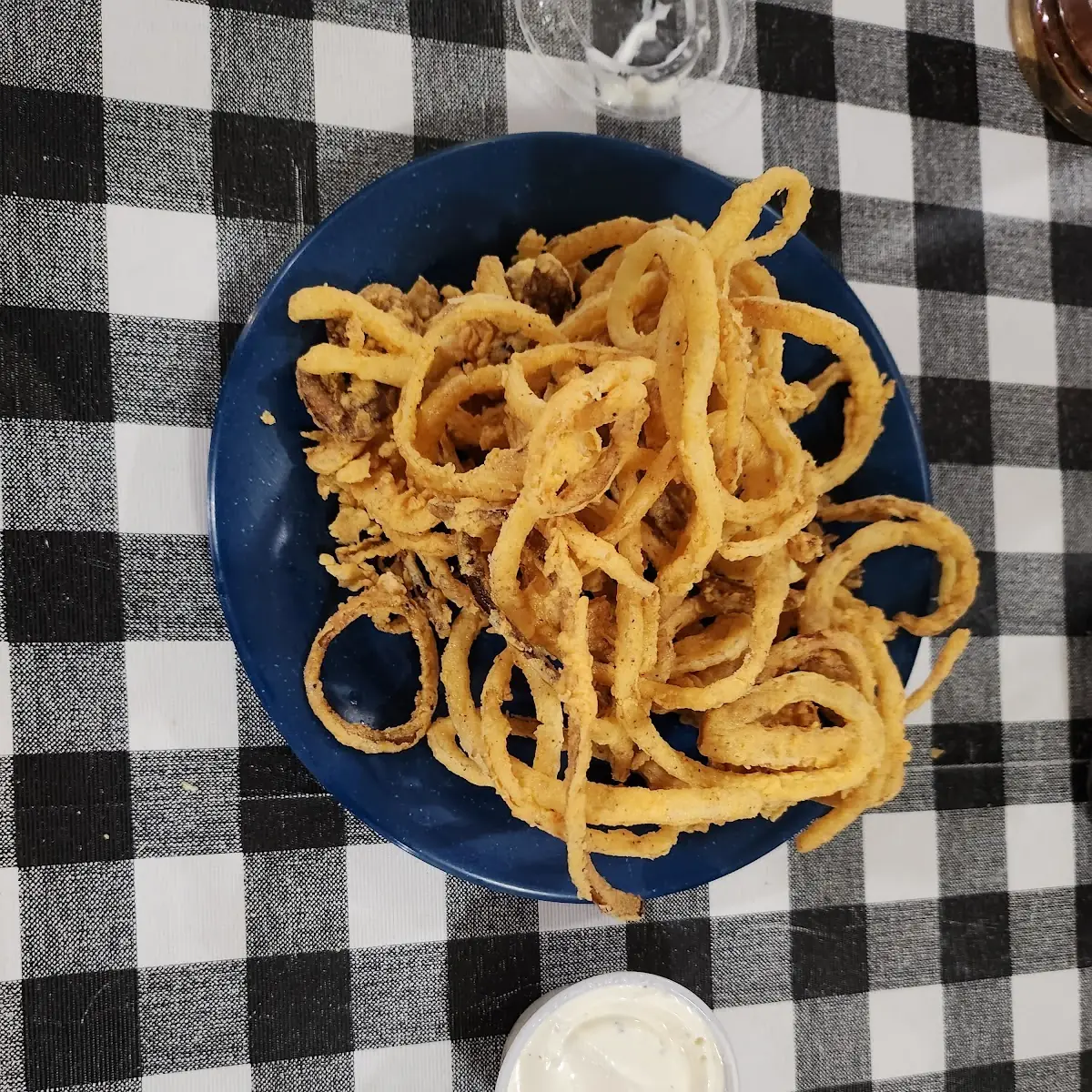 Shoestring Onion Rings