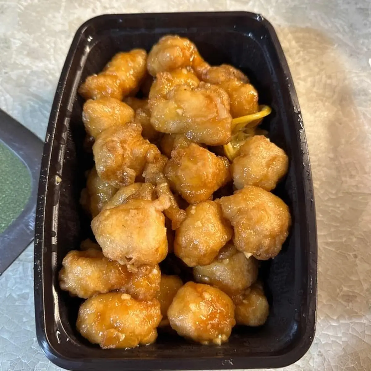 Tray of General Tso's Chicken