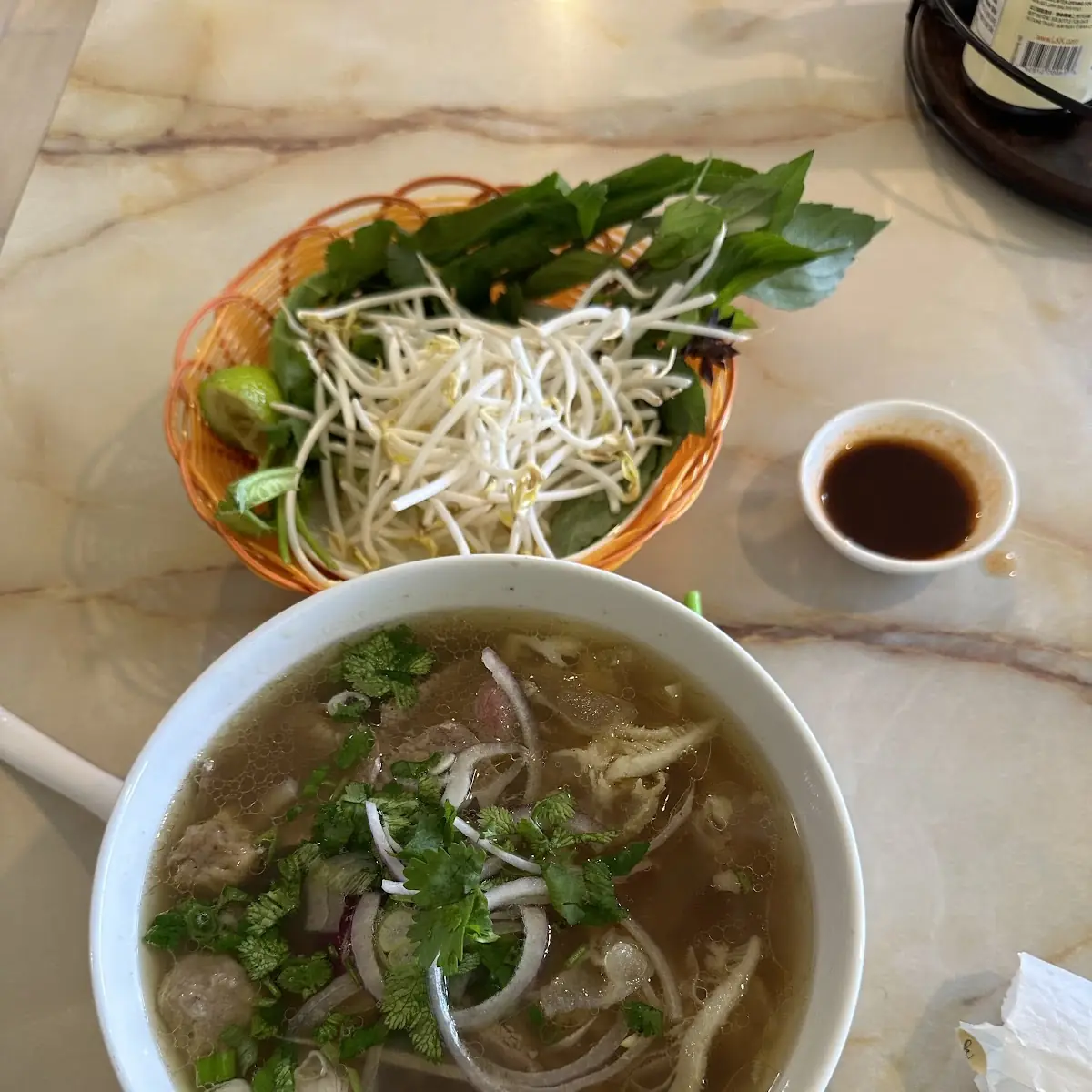 Pho Beef Pho Tai Bo Vien Steak & Meatball