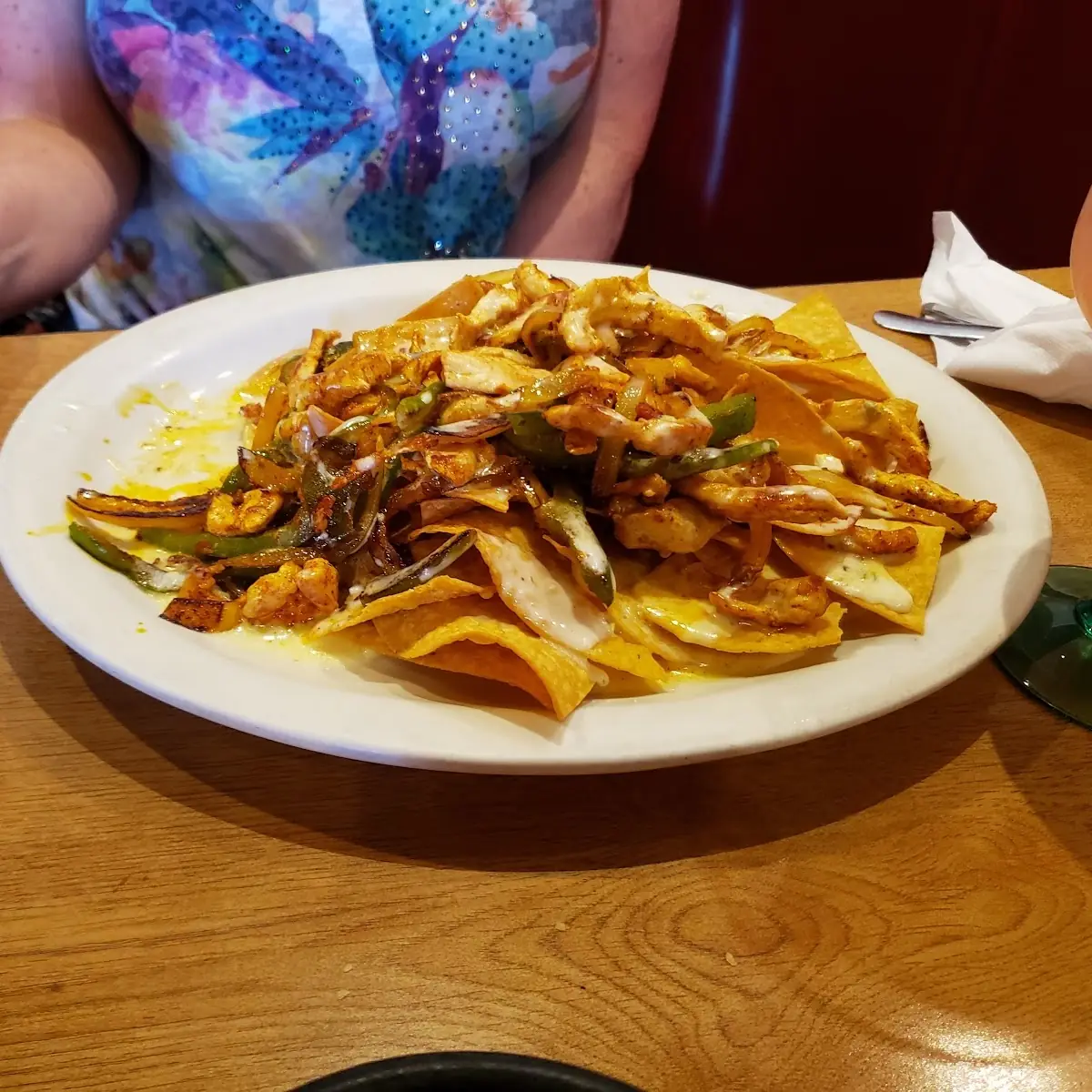Chicken Nachos Fajitas