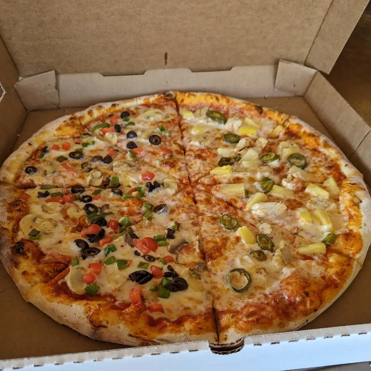 Veggie Pizza Pineapple Pizza
