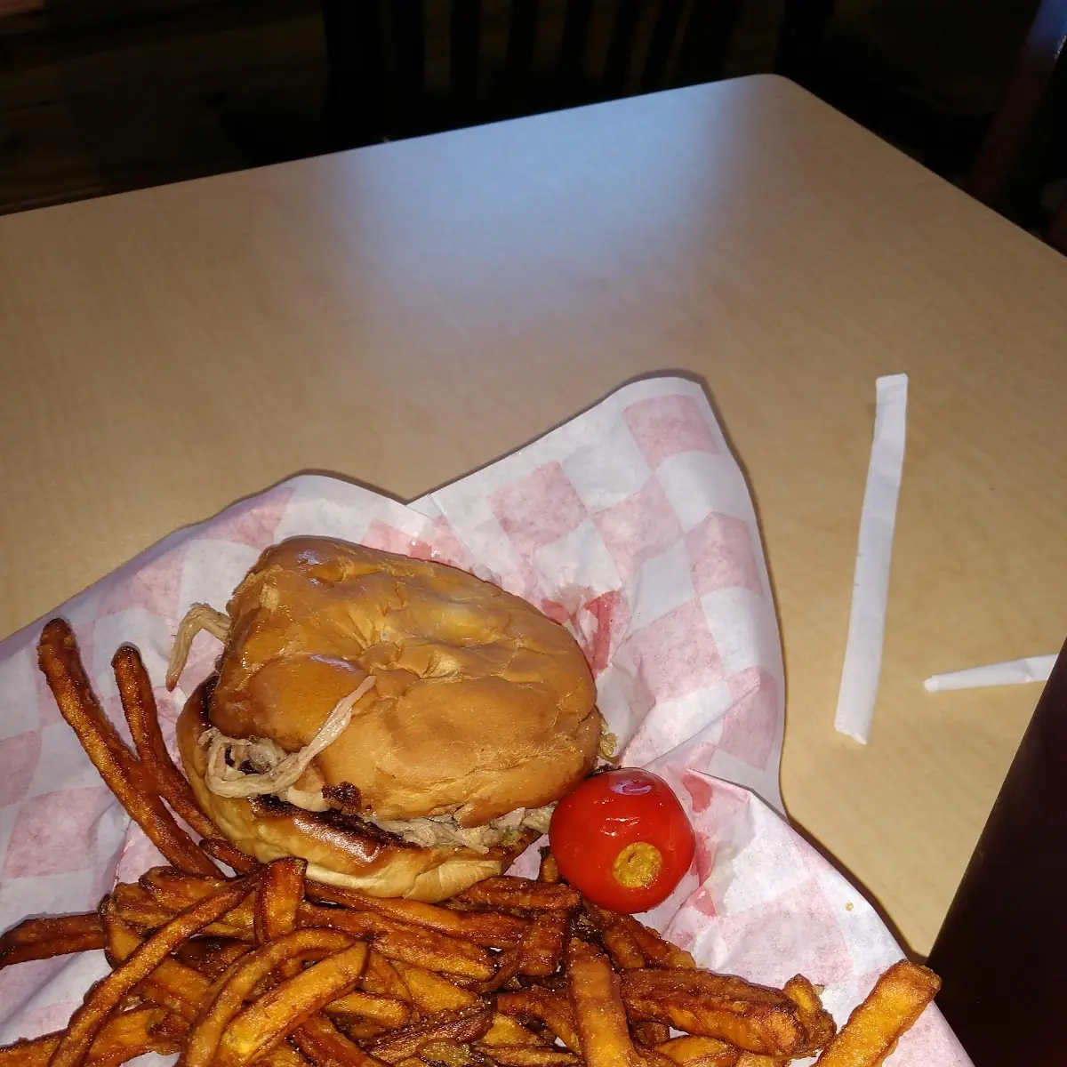 Pulled Pork Sweet Potato Fries