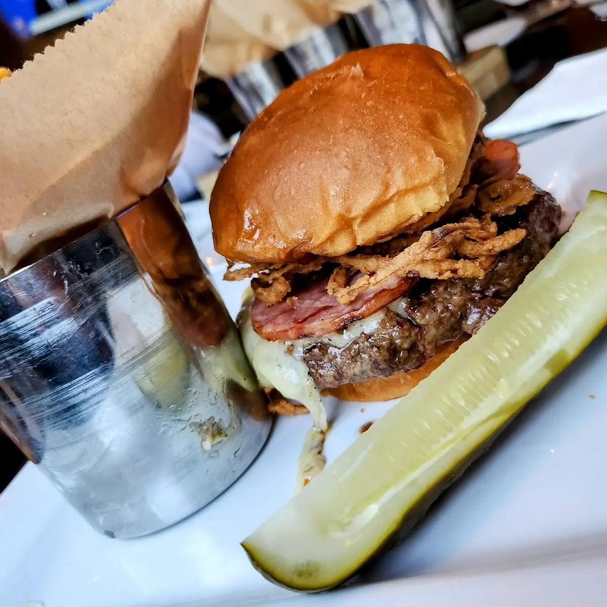 Smoked BBQ Brisket Sandwich