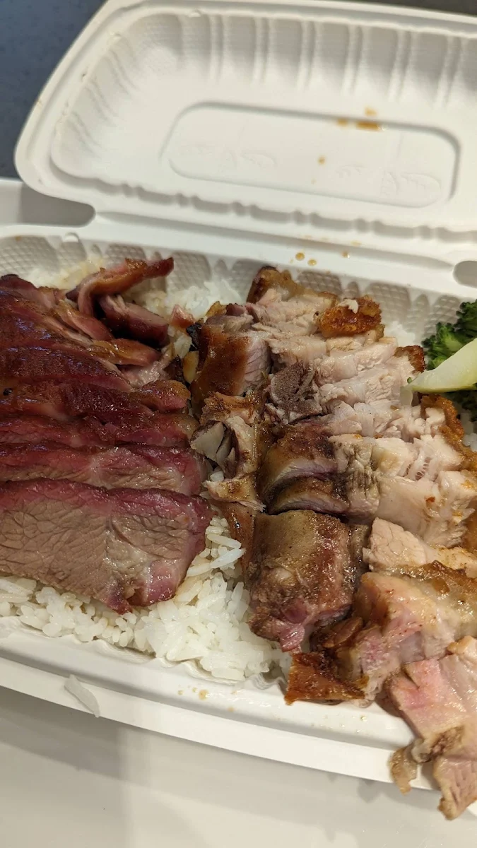 Roasted Pork BBQ Duck & Chicken on Rice