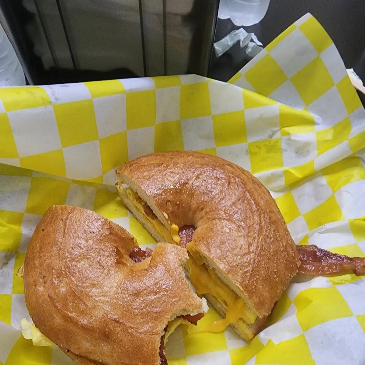 Bacon Egg and Cheese Bagels